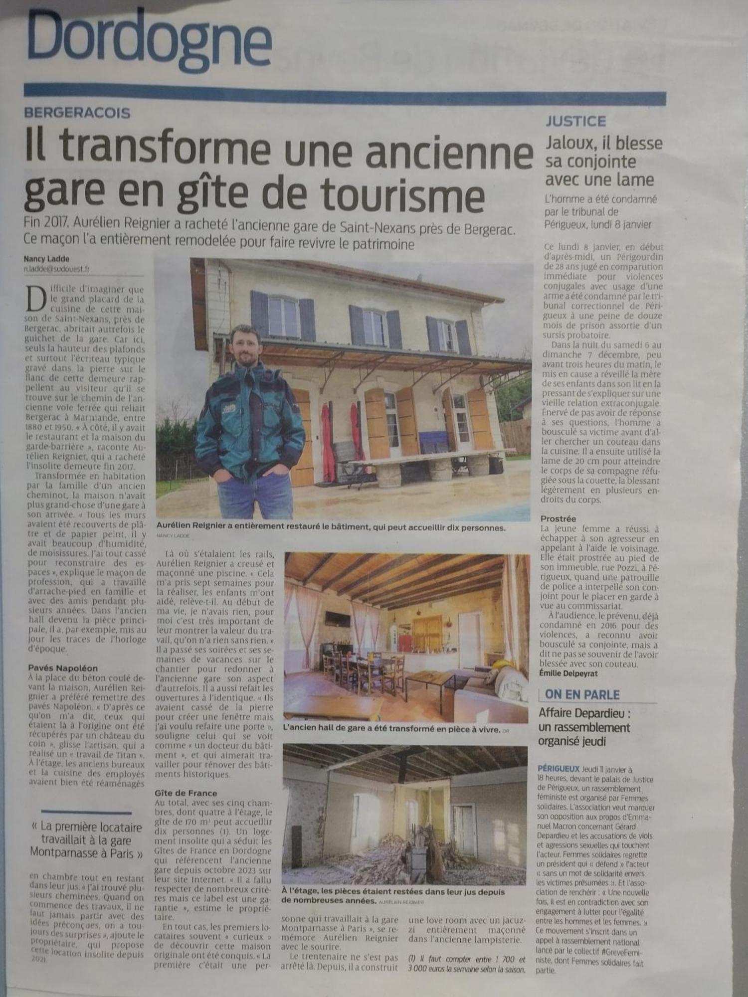 A La Gare Villa Saint-Nexans Exterior photo